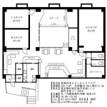 ロサンゼルスクラブ店内間取り